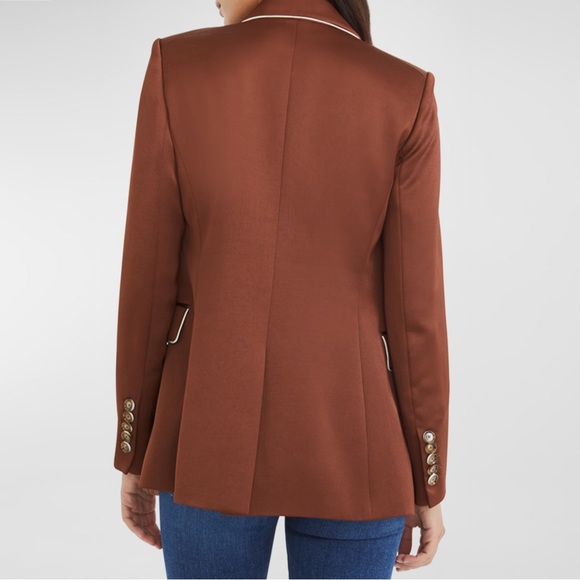 NWT Veronica Beard Roche Dickey Blazer DARK COPPER Size 2 - Picture 4 of 11